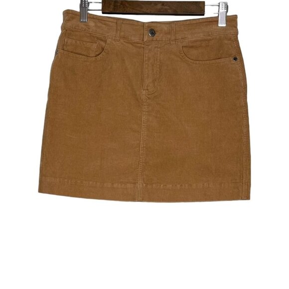 Mountain‎ Khakis Women’s Tan Corduroy Mini Skirt Size 6 - Picture 1 of 9